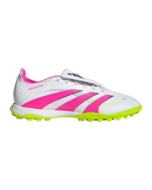 Adidas S League Fold Over Tongue Astro Turf Football White/pink 10 Uk
