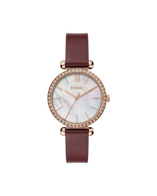 Fossil White Bq3968 Ladies Tillie Watch
