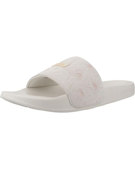 PUMA Multicolor Leadcat 2.0 Crafted Flowers Slide Sandal
