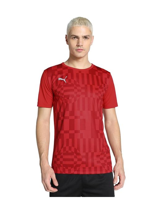 Camiseta Gráfica Individualrise Rojo Negro PUMA de hombre de color Red