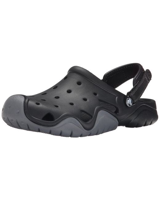 Swiftwater Clog CROCSTM de hombre de color Black