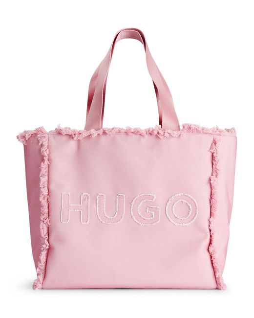 HUGO Pink Becky 10260351 Tote Bag One Size