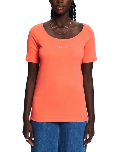 Esprit Orange 043ee1k362 T-shirt