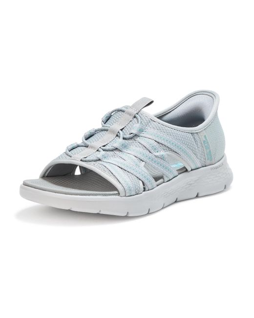 Skechers Blue The-go Hands Free Slip-ins Go Walk Flex Sandal