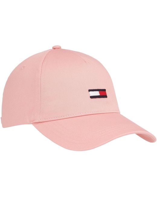 TJW Elongated Flag cap AW0AW15842 Cappello di Tommy Hilfiger in Pink