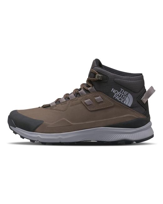 The North Face Cragstone Leather Mid Waterproof Hiking Boot in Brown ...