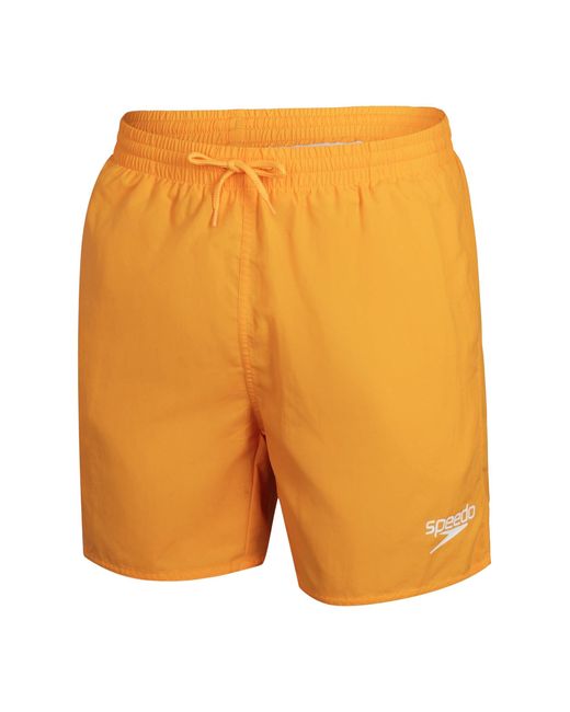 Essentials 16 Watershort Style-Pantaloni da Bagno da Uomo di Speedo in Orange da Uomo