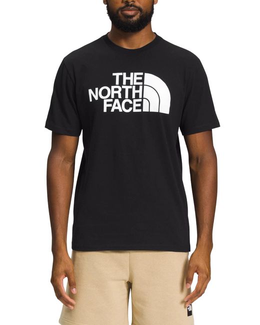 The North Face Black Half Dome Logo T-shirt Short Sleeve Tee for men