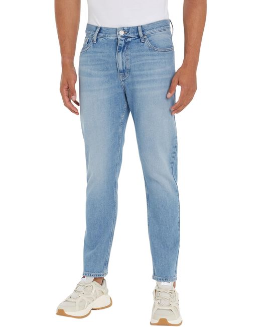 Tommy Hilfiger Tommy Jeans Dad Jean Rglr Tprd Ch0115 Co Dm0dm20200 Tapered in het Blue voor heren