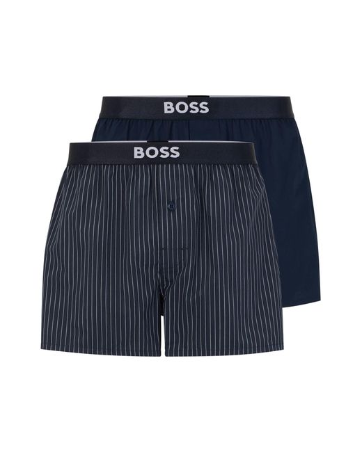 BOSS 2p Boxer Shorts Ew Boss de hombre de color Blue