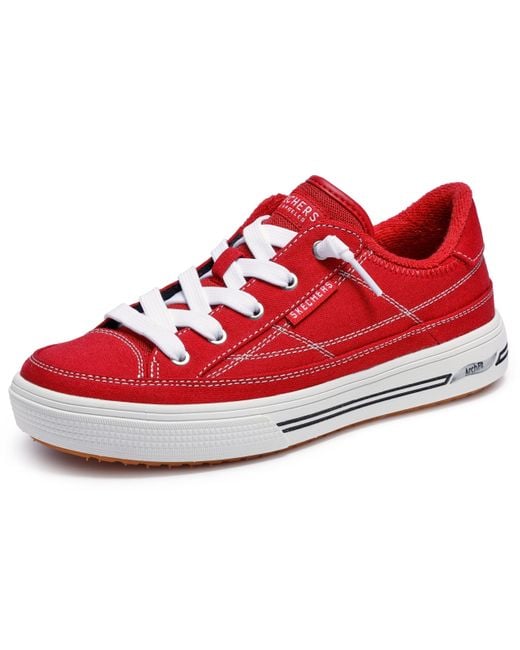 Skechers Arch Fit Arcade-arcata Sneaker in Red | Lyst