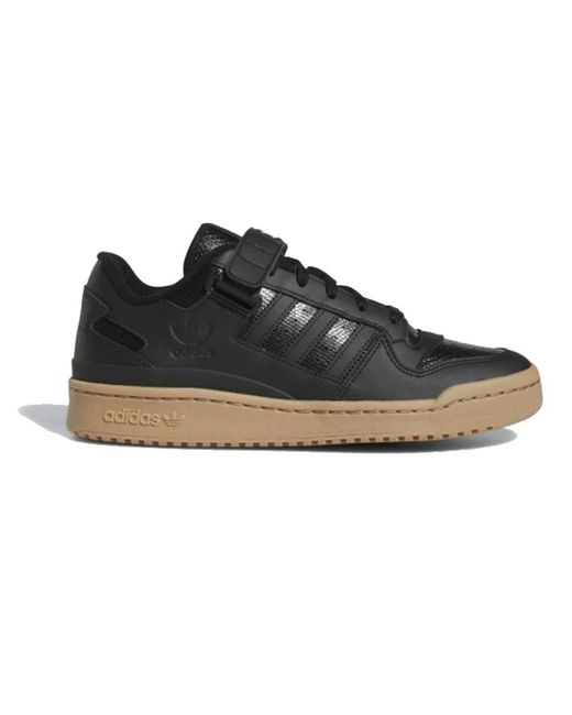 Adidas Black Originals Forum Low Shoes Ie4787 for men
