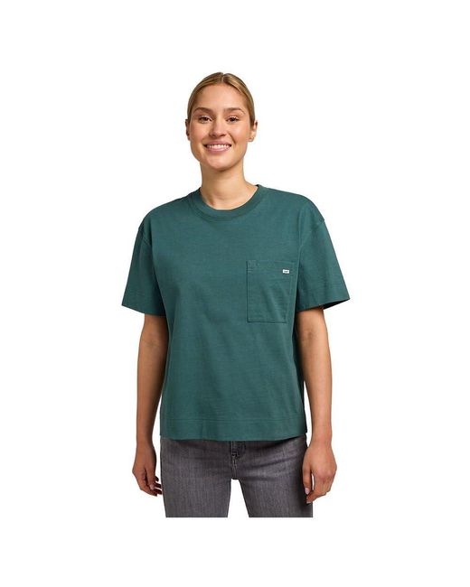 Lee Jeans Green Pocket Tee T-Shirt