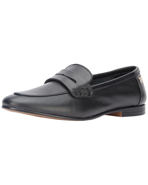 Tommy Hilfiger Black Essential Leather Loafer Other Shoes