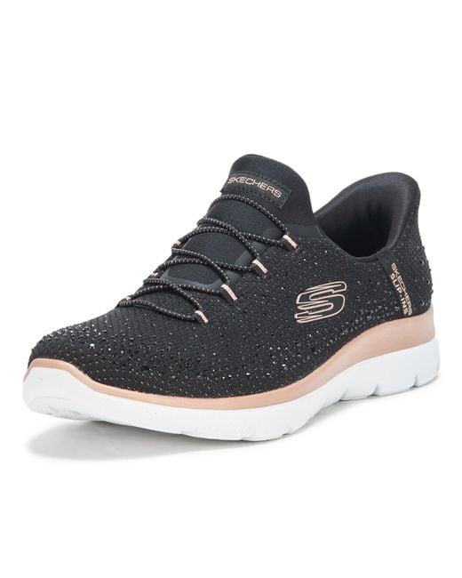 Skechers Blue Summits-brilliant Shine Hands Free Slip-ins Sneaker