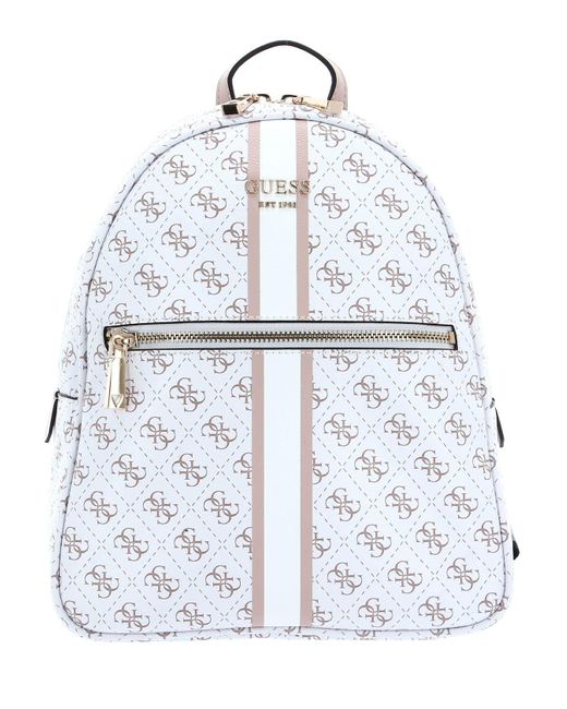 Guess Vikky Backpack White 31x28x11cm - Lyst