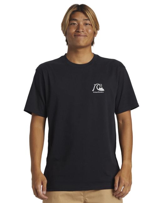 Quiksilver Black T-shirt For - T-shirt - - Xxl for men