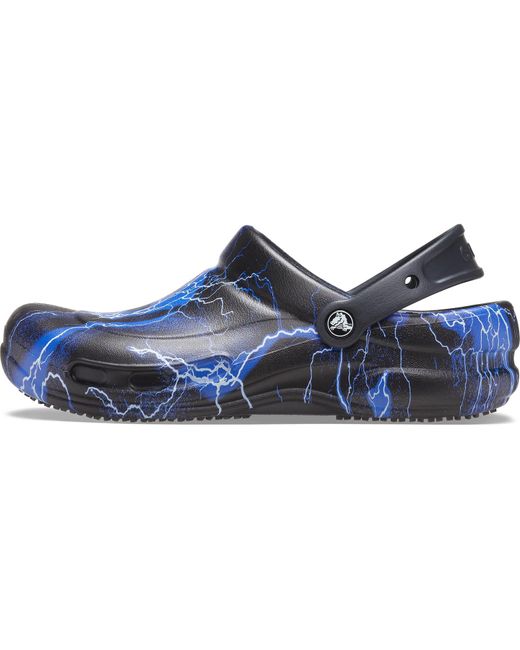 CROCSTM Blue Unisex Adult And Bistro | Slip Resistant Work Shoes Clog