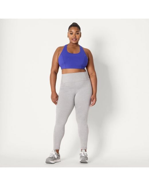 Amazon Essentials Blue FormFlex melierte Leggings mit hohem Bund in voller Länge