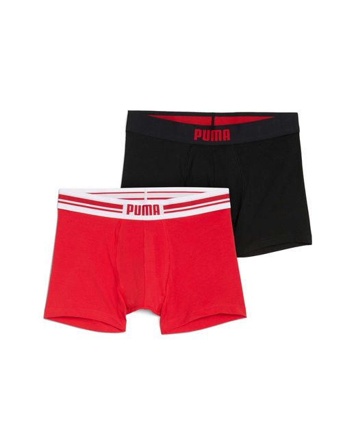 PUMA Red Everyday Placed Logo Boxer 2 Units Xl for men