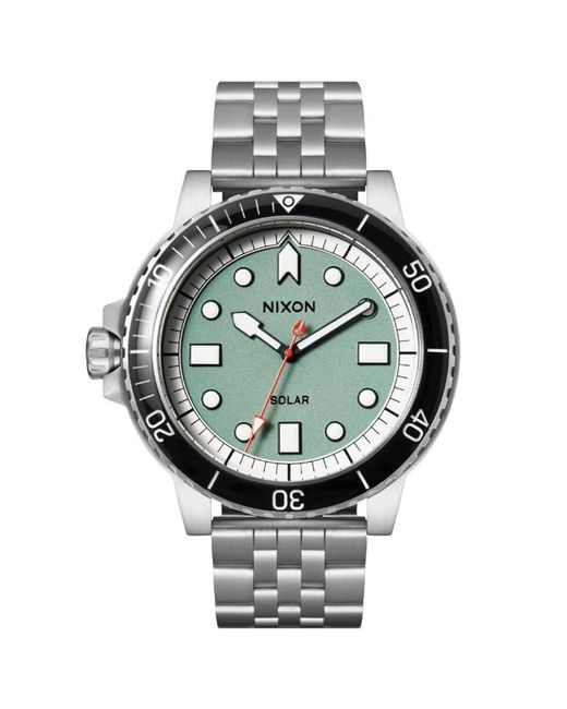 Nixon Metallic 's Analog Quartz Watch With Stainless Steel Strap A1402-5235-00