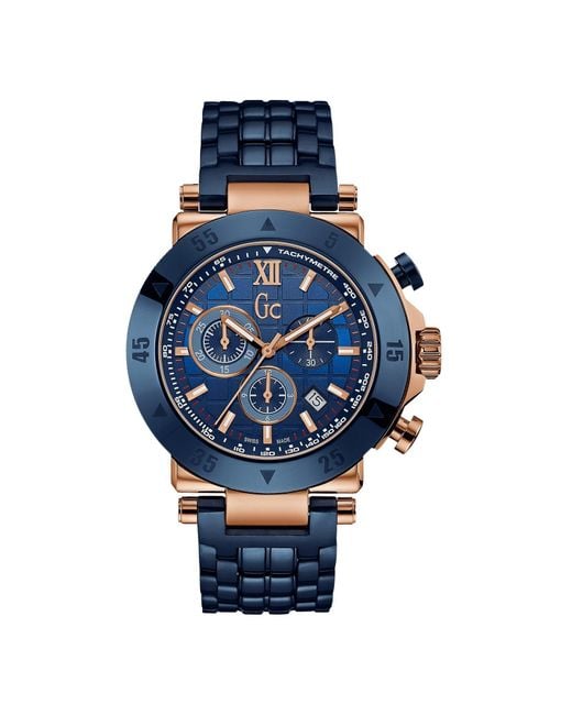 Guess GC Gc-1 Sport -Armbanduhr 44mm Blau Batterie Analog X90012G7S in Blau  für Herren | Lyst DE