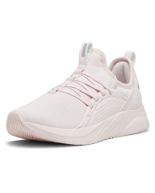 PUMA White Womens Softride Sophia 2 Premium Running Sneakers Shoes - Pink, Pink, 7 Uk