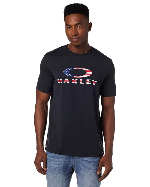 Oakley O Bark T-shirt Voor in het Blue voor heren