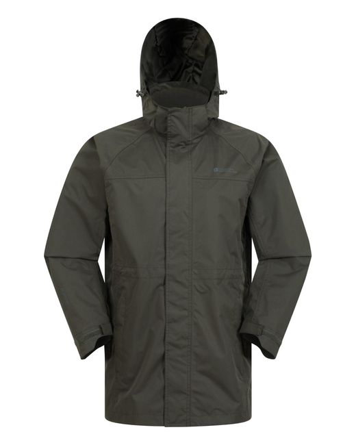 Mountain Warehouse Gray Breathable Mesh Lined Coat With Taped Seams - Spring Wet for men