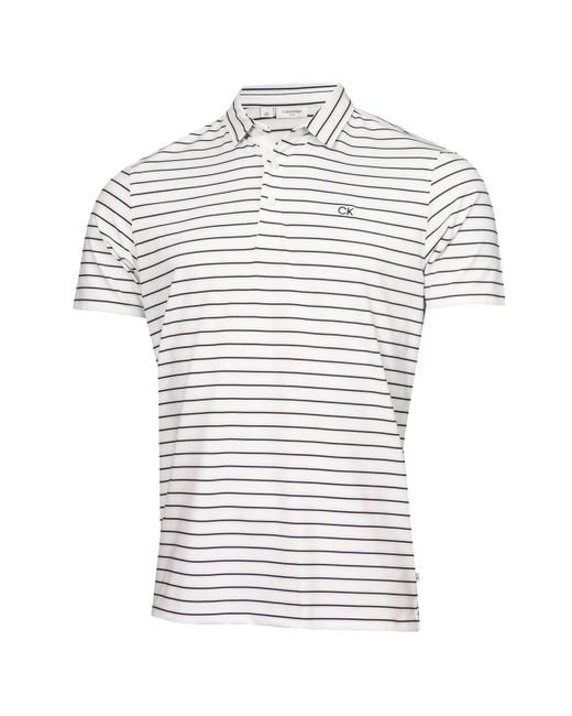 Calvin Klein Poloshirt - Weiß/Abendblau in White für Herren