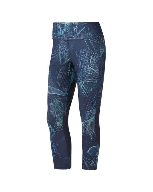 Reebok Blue S One Series Compression Athletic Pants