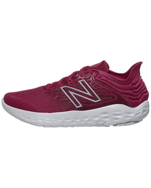 New Balance Rubber Fresh Foam Beacon V3 Running Shoe In Red For Men Lyst