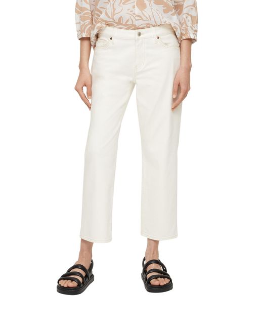 S.oliver White Jeans Cropped Leg