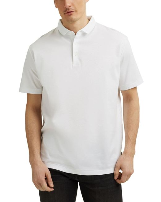 Esprit Collection Poloshirt Voor in het White voor heren