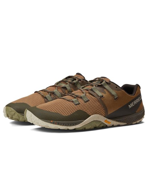 Merrell Brown Trail Glove 6 (Incense) Shoes for men