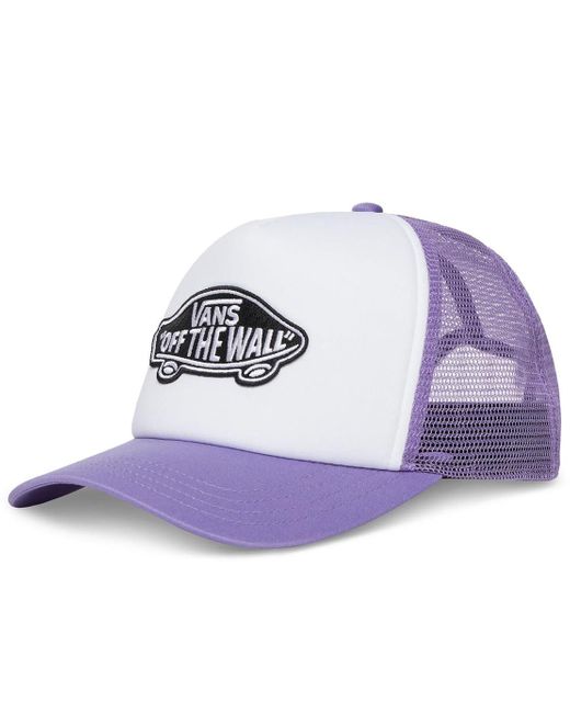 Cappellino Visiera Curva con Retina e Patch Frontale Originale 2025 Taglia Unica Adulti Regolabile di Vans in Purple