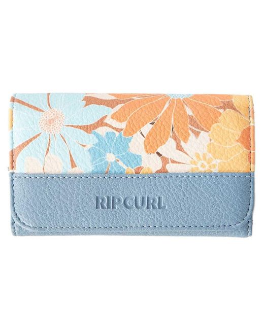 Rip Curl Blue Ripcurl Mixed Floral Mid Wallet Dusty Orange for men