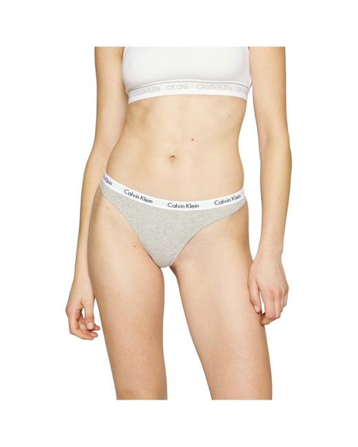 Calvin Klein Pink 3er-Pack Strings Thong 3 PK mit Stretch
