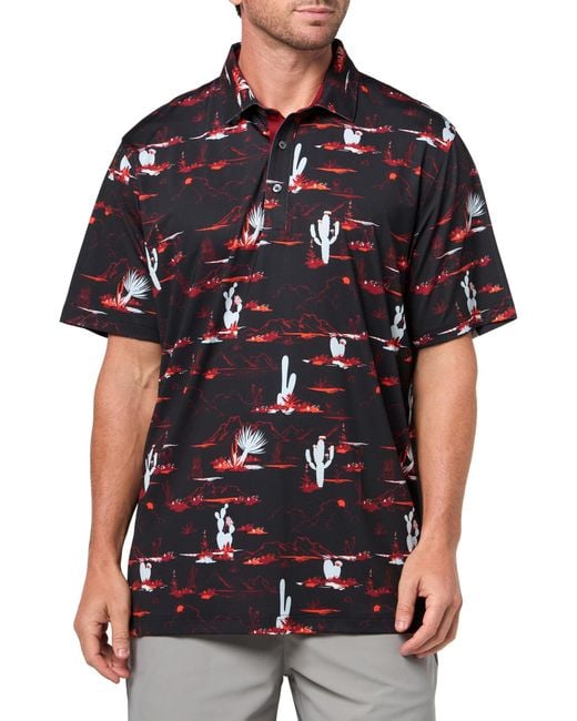 PUMA Black Mattr Bushland Polo for men