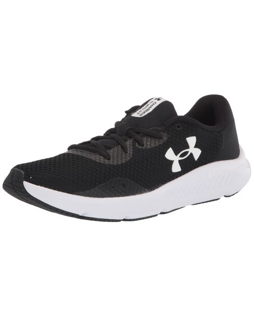 Under Armour Charged Pursuit 3 Running Shoe in Black/White (Black) - Lyst