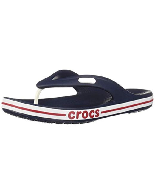 Crocs™ Blue Unisex Adults' & Bayaband Flip Flop