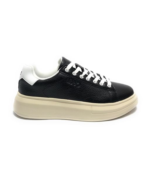 Scarpe uomo Liu-Jo sneaker Big 01 in pelle nero US25LJ02 7B5005 PX631 42 di Liu Jo in Black da Uomo