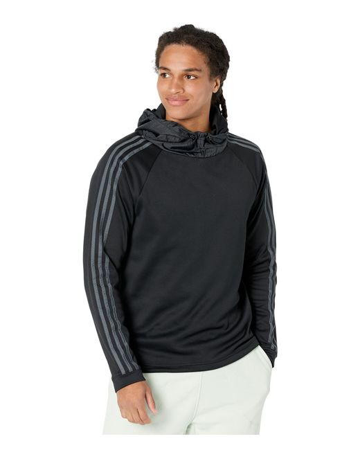 Adidas Black 3-stripes Cold.rdy Hoodie for men