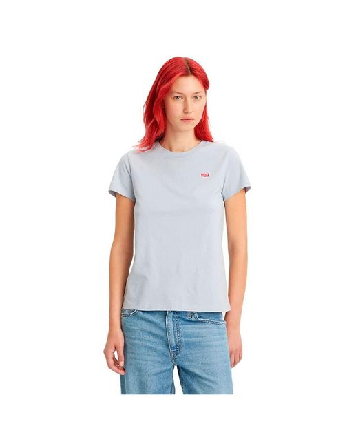 T-Shirt Levi's Plus Size The Perfect Tee Femme - Logo Chesthit Iconique