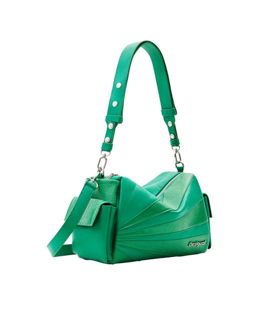 Desigual Green Machina Habana Accessories PU Hand Bag