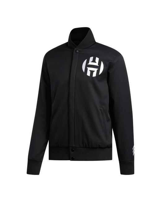 Adidas Black Harden Varsity Jacket for men
