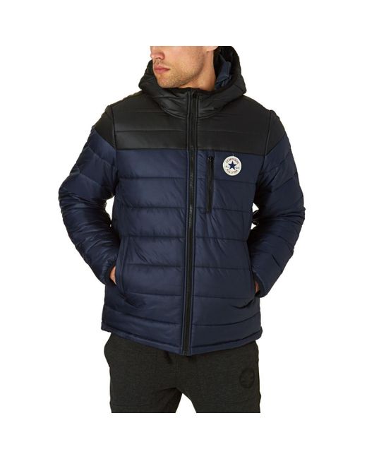 Converse Core Poly Fill Jacket in Blue for Men | Lyst UK