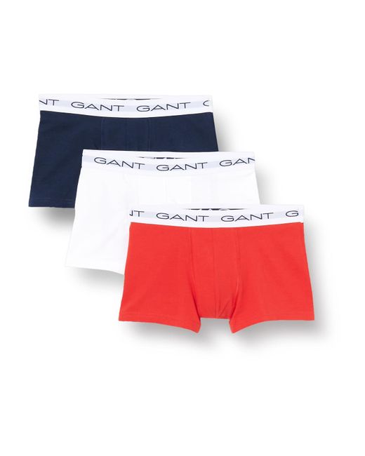 Gant 3-Pack Trunk 3ER Pack in Red für Herren