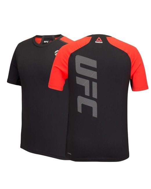Reebok Ufc Black Training Short Sleeve T-shirt S95177 for men