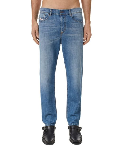 DIESEL Blue D-fining Regular Tapered Fit Jeans for men